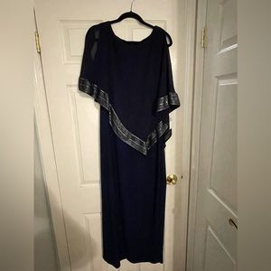 Blue maxi dress